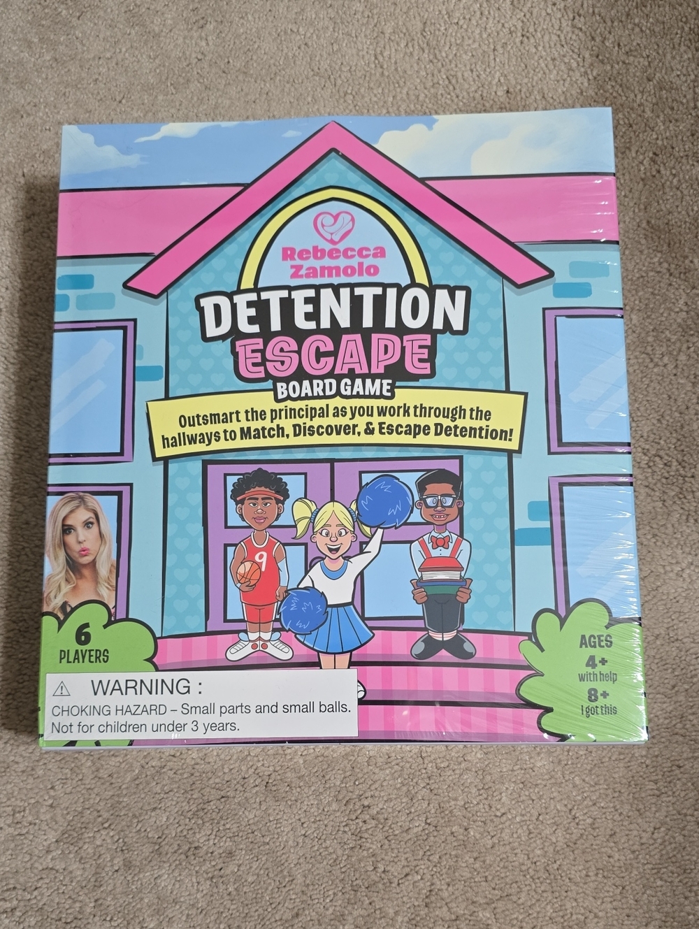 New Sealed Rebecca Zamolo Detention Escape Board Game